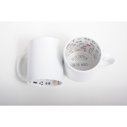 Mug blanc avec intérieur à...